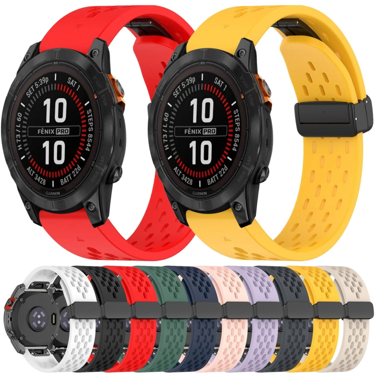Compatible with Garmin Descent Mk3i 43mm 20mm Folding Buckle Hole Silicone Watch Band(Dark Green) - free shipping - PMC TechLife - Order now!