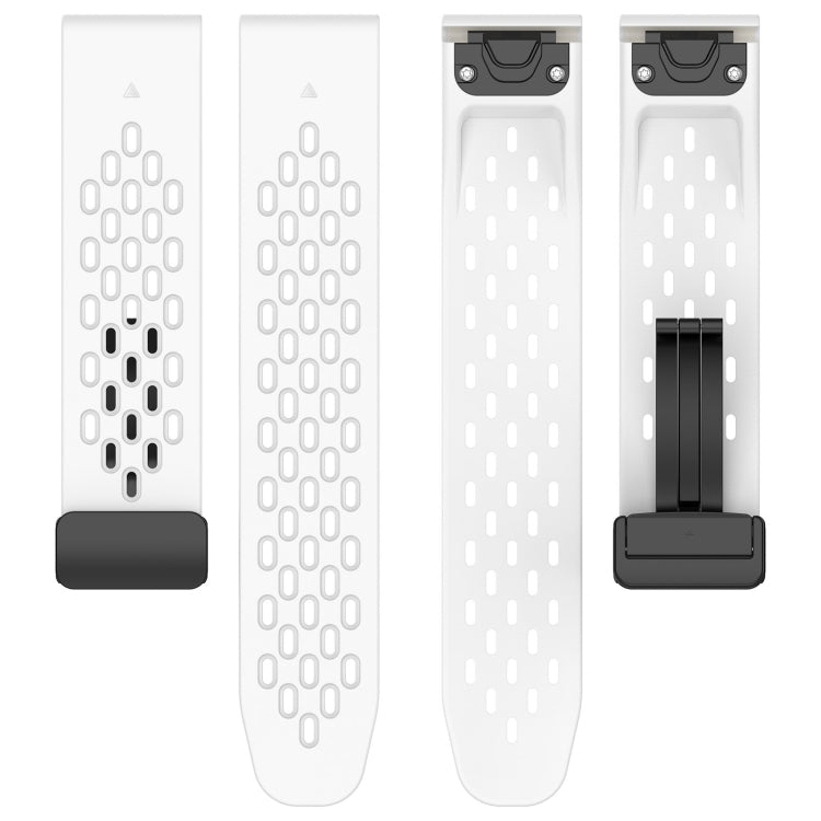 Compatible with Garmin Descent G1 Solar 22mm Folding Buckle Hole Silicone Watch Band(Red) - free shipping - PMC TechLife - Order now!