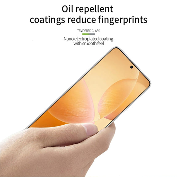 For Xiaomi Poco X6 / X6 Pro MOFI 9H 3D Explosion-proof Tempered Glass Film(Black)