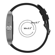 For OPPO Watch 4 Pro 22mm Solid Color Silicone Watch Band(Red)