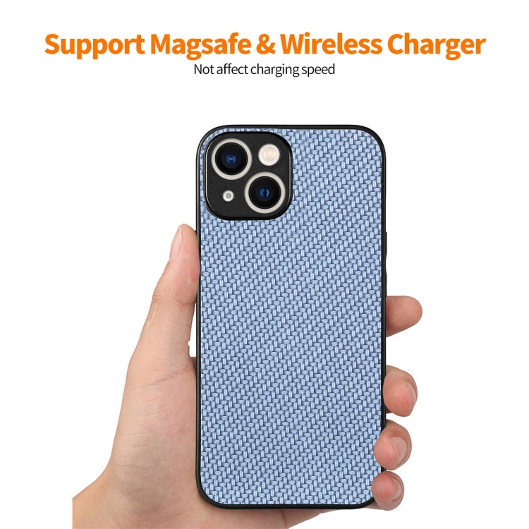 For iPhone 15 ENKAY Fiber Leather Skin PC Phone Case with High Aluminum-silicon Glass Film(Green)