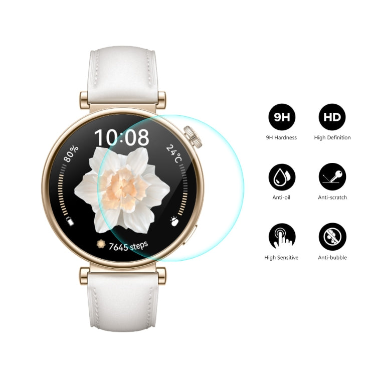 For Huawei Watch GT 4 41mm 5pcs ENKAY Hat-Prince 0.2mm 9H Tempered Glass Screen Protector Watch Film - Screen Protector by ENKAY | Online Shopping South Africa | PMC TechLife | Buy Now Pay Later Mobicred