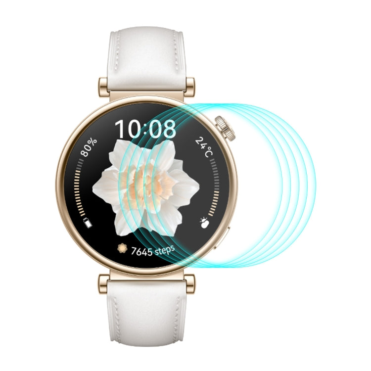For Huawei Watch GT 4 41mm 5pcs ENKAY Hat-Prince 0.2mm 9H Tempered Glass Screen Protector Watch Film - Screen Protector by ENKAY | Online Shopping South Africa | PMC TechLife | Buy Now Pay Later Mobicred