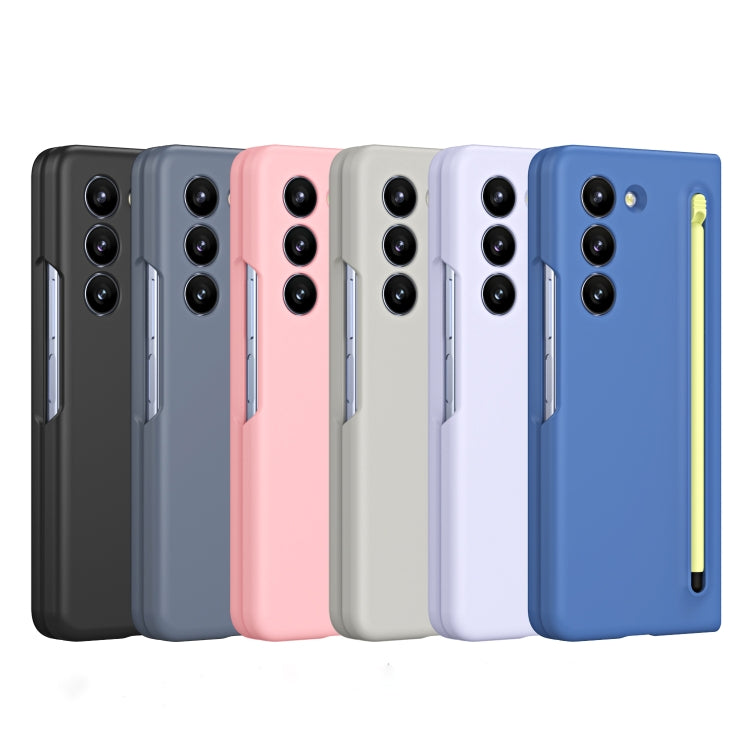 For Samsung Galaxy Z Fold4 Skinfeel Shockproof Phone Case, No Pen(Black) - free shipping - PMC TechLife - Order now!