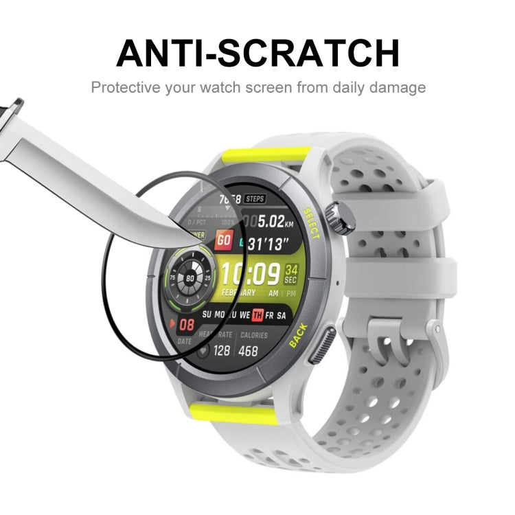 For Amazfit Cheetah / Cheetah Pro 10pcs ENKAY 3D Full Coverage Soft PC Edge PMMA HD Screen Film - Screen Protector by ENKAY | Online Shopping South Africa | PMC TechLife | Buy Now Pay Later Mobicred