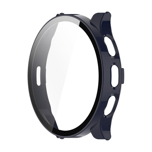 Compatible with Garmin Venu 3 ENKAY Hat-Prince Full Coverage PC + Tempered Glass Film Integrated Watch Case(Dark Blue)