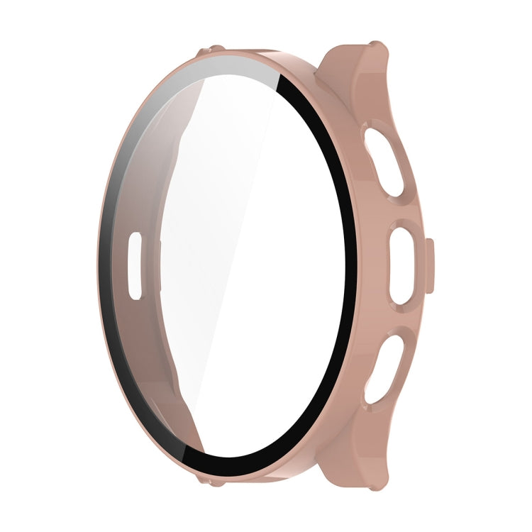 Compatible with Garmin Venu 3S ENKAY Hat-Prince Full Coverage PC + Tempered Glass Film Integrated Watch Case(Pink)