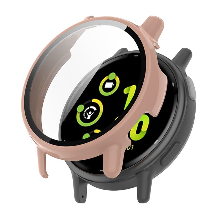 Compatible with Garmin Active 5 ENKAY Hat-Prince Full Coverage PC + Tempered Glass Film Integrated Watch Case(Pink) - free shipping - PMC TechLife - Order now!