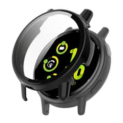 Compatible with Garmin Active 5 ENKAY Hat-Prince Full Coverage PC + Tempered Glass Film Integrated Watch Case(Black)