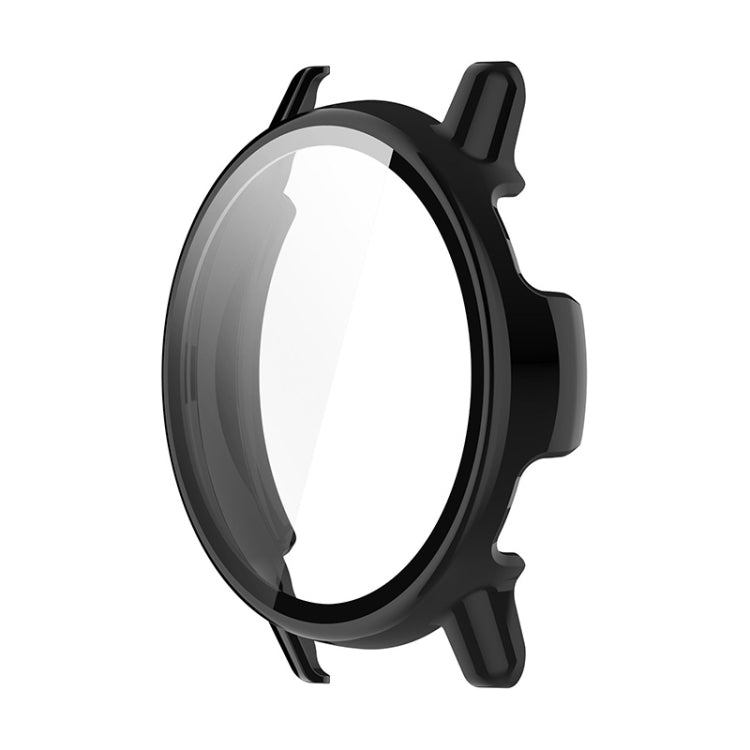 Compatible with Garmin Active 5 ENKAY Hat-Prince Full Coverage PC + Tempered Glass Film Integrated Watch Case(Black)