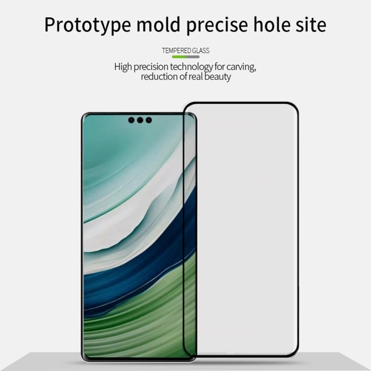 For Huawei Mate 60 Pro PINWUYO 9H 3D Hot Bending Tempered Glass Film(Black) - free shipping - PMC TechLife - Order now!