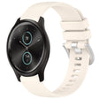 Compatible with Garmin VivoMove Style / Vivomove Liquid Glossy Silver Buckle Silicone Watch Band(Starlight) - Watch Bands by PMC TechLife | Online Shopping South Africa | PMC TechLife | Buy Now Pay Later Mobicred