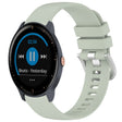 Compatible with Garmin Vivoactive3 / 3 Music Liquid Glossy Silver Buckle Silicone Watch Band(Green) - Watch Bands by PMC TechLife | Online Shopping South Africa | PMC TechLife | Buy Now Pay Later Mobicred