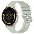 Compatible with Garmin Venu 3S Liquid Glossy Silver Buckle Silicone Watch Band(Green) - Watch Bands by PMC TechLife | Online Shopping South Africa | PMC TechLife | Buy Now Pay Later Mobicred