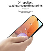 For Samsung Galaxy A15 PINWUYO 9H 2.5D Full Screen Tempered Glass Film(Black)