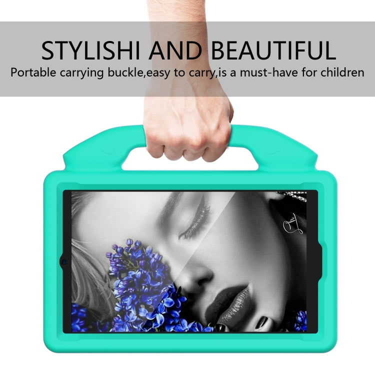 For Samsung Galaxy Tab A9 X110 Thumb Bracket EVA Shockproof Tablet Case(Glacial Green) - free shipping - PMC Jewellery - Order now!