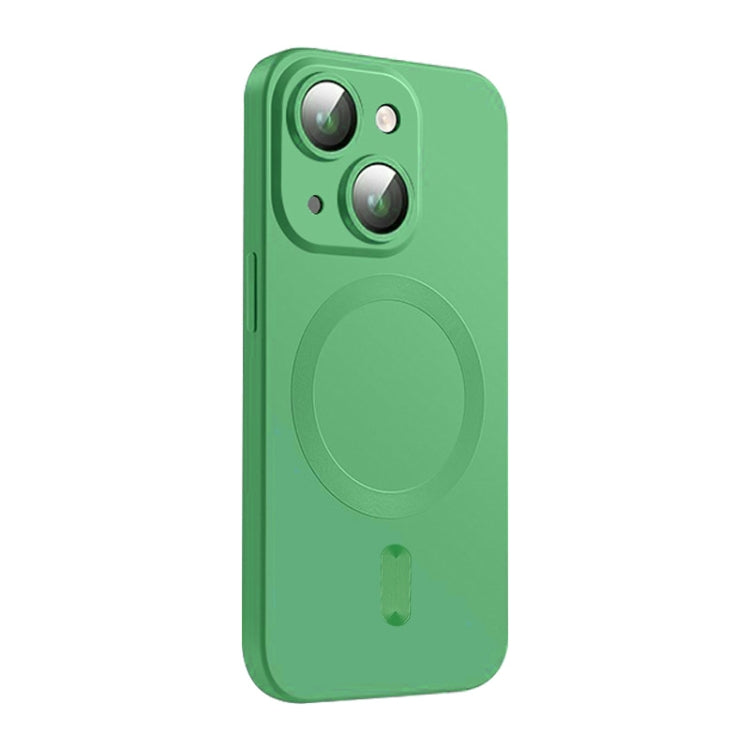 For iPhone 15 ENKAY MagSafe Matte TPU Phone Case with Lens Film(Green) - free shipping - PMC TechLife - Order now!