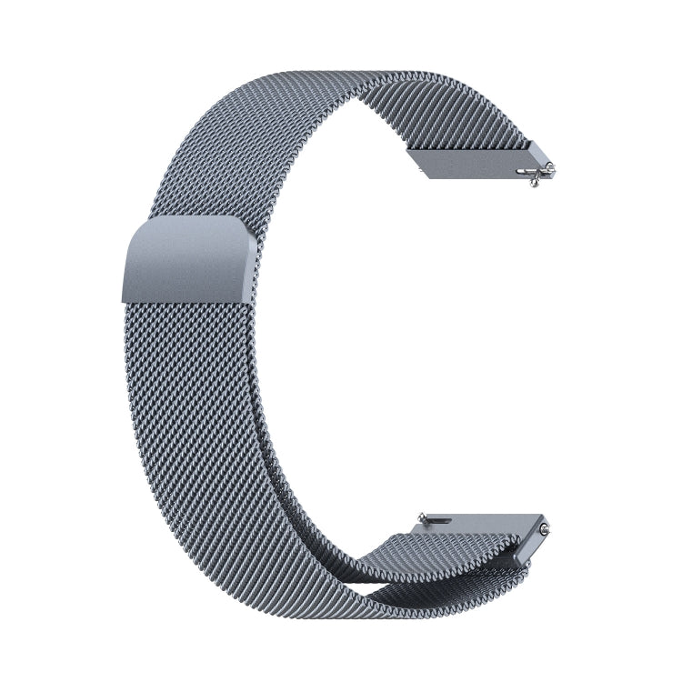 For Huawei Watch GT4 41mm Milan Magnetic Steel Mesh Watch Band(Gray)