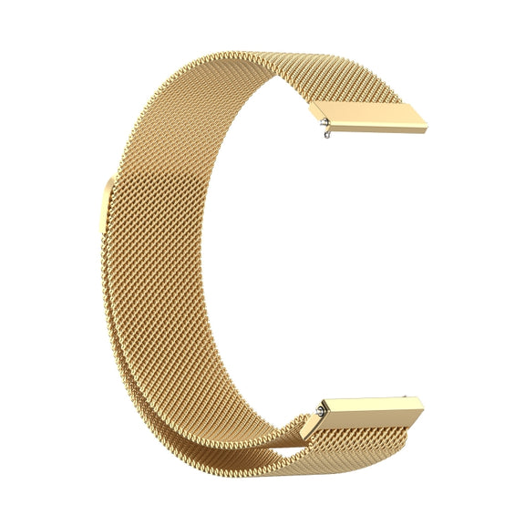 For Huawei Watch GT4 46mm Milan Magnetic Steel Mesh Watch Band(Gold)