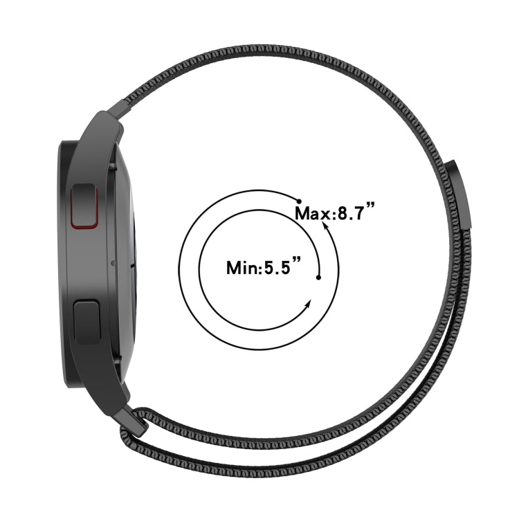 For Huawei Watch GT4 41mm Milan Magnetic Steel Mesh Watch Band(Black)