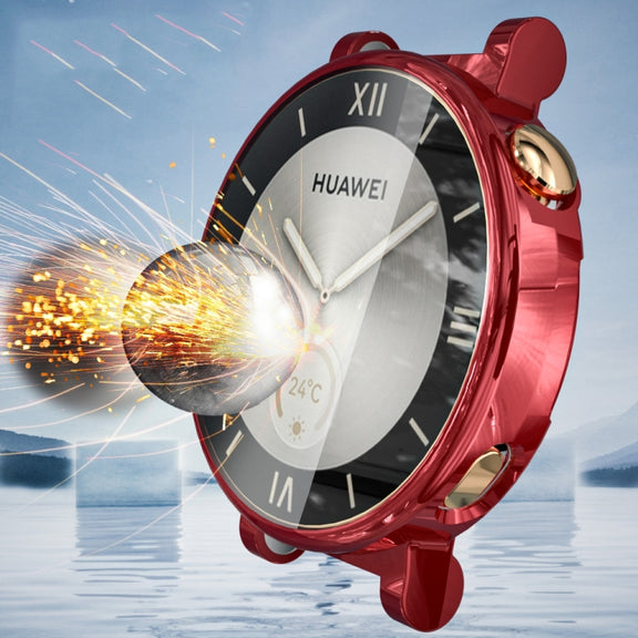 For Huawei Watch GT 4 46mm TPU All-Inclusive Watch Protective Case(Sliver)