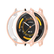 Compatible with Garmin Venu 3 ENKAY Hat-Prince Full Coverage Electroplated TPU Watch Case with Screen Protection(Rose Gold)