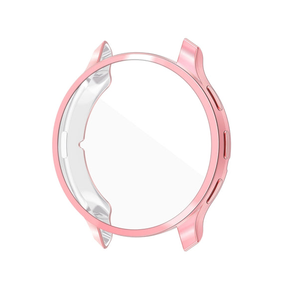 Compatible with Garmin Venu 3S ENKAY Hat-Prince Full Coverage Electroplated TPU Watch Case with Screen Protection(Pink)
