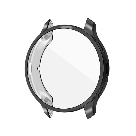 Compatible with Garmin Venu 3S ENKAY Hat-Prince Full Coverage Electroplated TPU Watch Case with Screen Protection(Black)