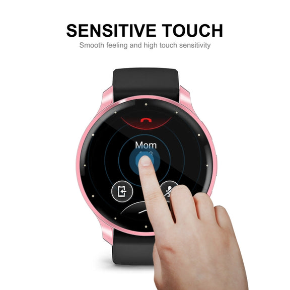 Compatible with Garmin Venu 3S ENKAY Hat-Prince Full Coverage Electroplated TPU Watch Case with Screen Protection(Silver)