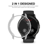 For Garmin Venu 3S ENKAY Hat-Prince Full Coverage Transparent TPU Watch Case with Screen Protection