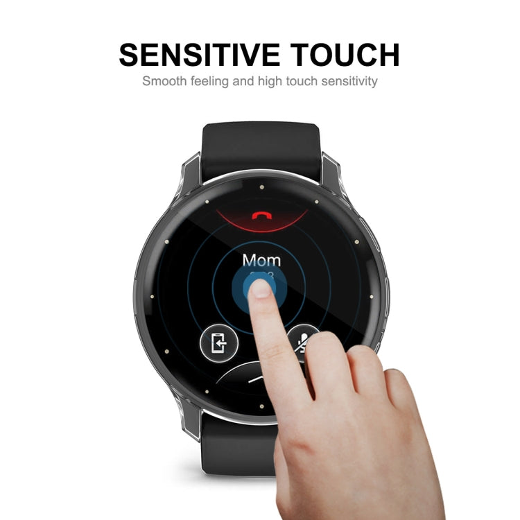 For Garmin Venu 3S ENKAY Hat-Prince Full Coverage Transparent TPU Watch Case with Screen Protection