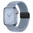 For Apple Watch Series 9 45mm Nylon Woven Magnetic Fold Buckle Watch Band(Yanqing) - Watch Bands by PMC TechLife | Online Shopping South Africa | PMC TechLife