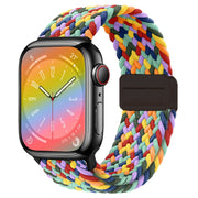 For  Apple Watch Series 4 40mm Nylon Woven Magnetic Fold Buckle Watch Band(W Seven Colors)