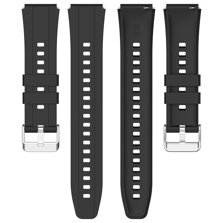 For Huawei Watch GT4 41mm Official Steps Style Silver Buckle Silicone Watch Band(Green) - free shipping - PMC TechLife - Order now!