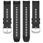 For Amazfit Balance A2286 Vertical Texture Silicone Watch Band(Midnight)