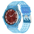 For Samsung Galaxy Watch6 Classic 43mm  R950 Glacier TPU Integrated Watch Band(Blue) - Watch Bands by PMC TechLife | Online Shopping South Africa | PMC TechLife