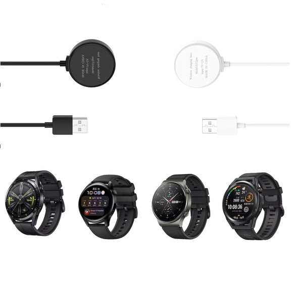 For Huawei Watch GT 4 46mm Smart Watch Magnetic Suction Integrated Charging Cable, Length: 1m(White)