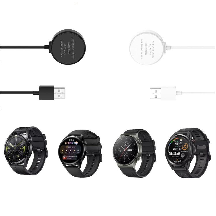 For Huawei Watch GT 4 46mm Smart Watch Magnetic Suction Integrated Charging Cable, Length: 1m(White)