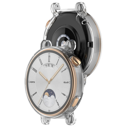 For Huawei Watch GT4 41mm Full Coverage TPU Electroplated Watch Protective Case(Transparent White) - free shipping - PMC Jewellery - Order now!