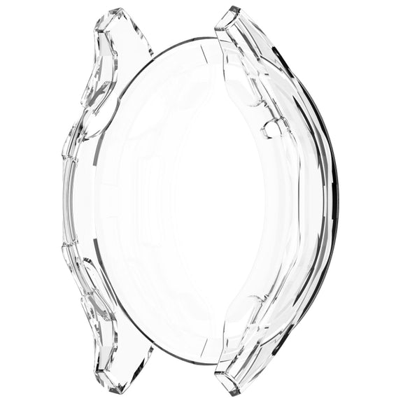 For Huawei Watch GT4 46mm Full Coverage TPU Electroplated Watch Protective Case(Transparent White)