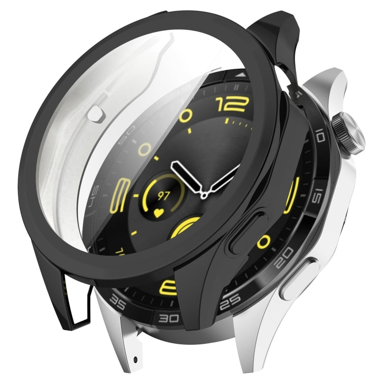 For Huawei Watch GT4 46mm Full Coverage TPU Electroplated Watch Protective Case(Black) - Watch Cases by PMC TechLife | Online Shopping South Africa | PMC TechLife