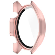 For Huawei Watch GT 4 46mm PC + Tempered Glass Integrated Watch Protective Case with Graduated Dial(Rose Gold)