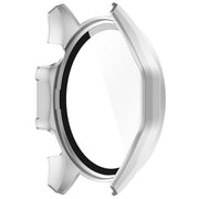 For Huawei Watch GT 4 46mm PC + Tempered Glass Integrated Watch Protective Case with Graduated Dial(Silver)