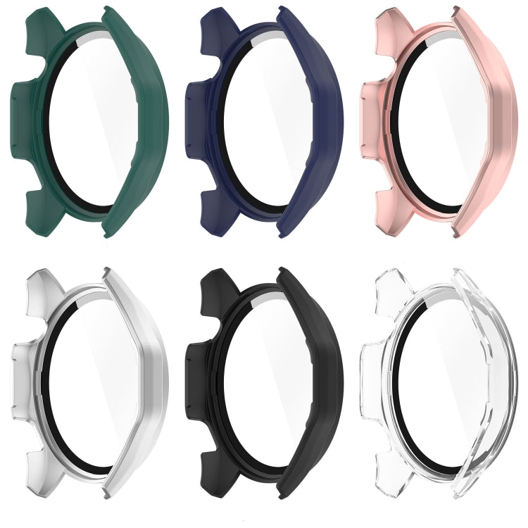For Huawei Watch GT 4 46mm PC + Tempered Glass Integrated Watch Protective Case with Graduated Dial(Black)