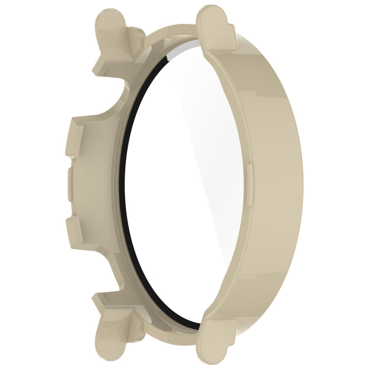 For Huawei Watch GT4 41mm PC+Tempered Glass Integrated Smart Watch Case(Ivory White) - Watch Cases by PMC TechLife | Online Shopping South Africa | PMC TechLife