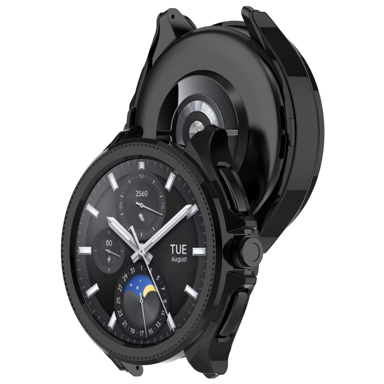 For Xiaomi Watch 2 Pro PC + Tempered Glass Integrated Smart Watch Case(Black)