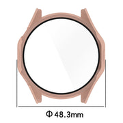 For Xiaomi Watch 2 Pro PC + Tempered Glass Integrated Smart Watch Case(Black)