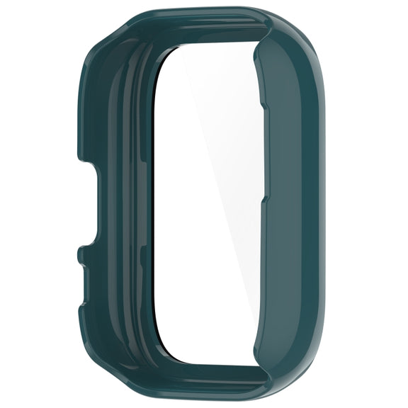 For Amazfit Aactive PC Integrated Tempered Glass Watch Case(Green)