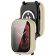 For Amazfit Aactive PC Integrated Tempered Glass Watch Case(Ivory White) - Watch Cases by PMC TechLife | Online Shopping South Africa | PMC TechLife