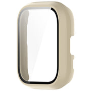 For Amazfit Aactive PC Integrated Tempered Glass Watch Case(Ivory White)